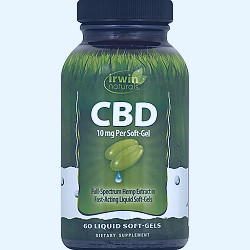 Irwin Naturals CBD, 10 mg, Liquid Soft-Gels | Vitamins & Supplements |  Harvest Market